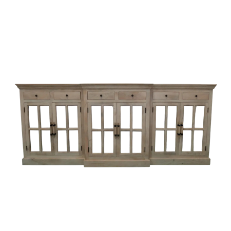 105" Mirror Door Breakfront Credenza