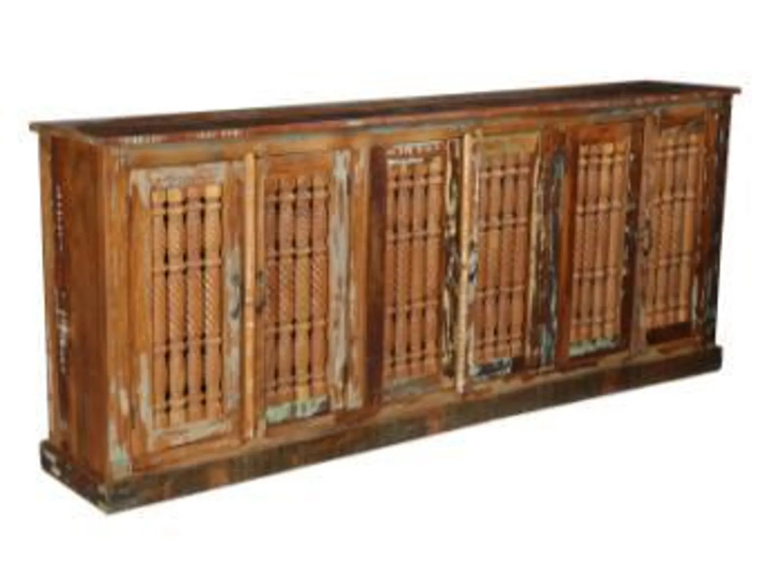 Boho Mango Wood Cabinet - Image 3
