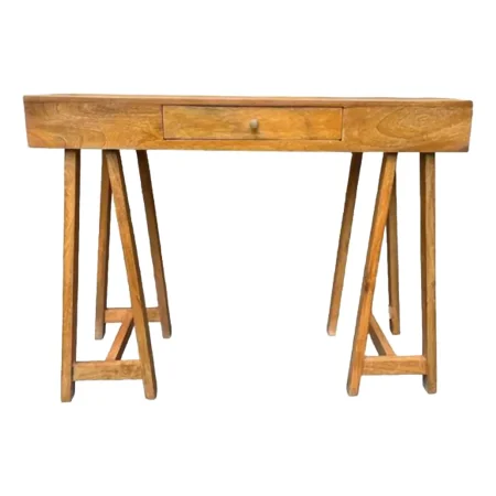 Compact Sawhorse Desk