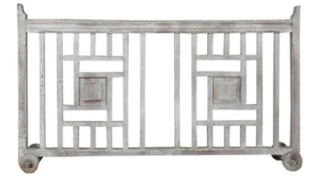 Beachy Boho Rolling Room Divider