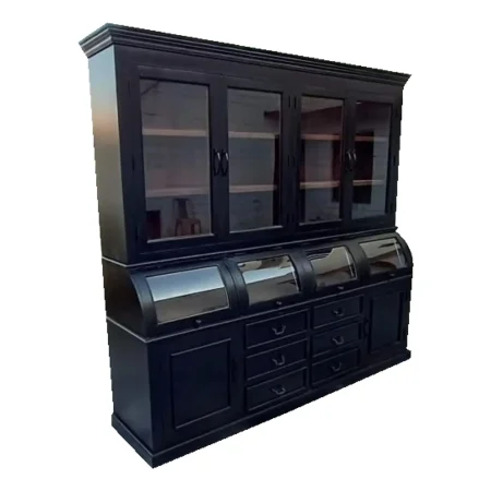 Modern Farmhouse Glass Door Hutch