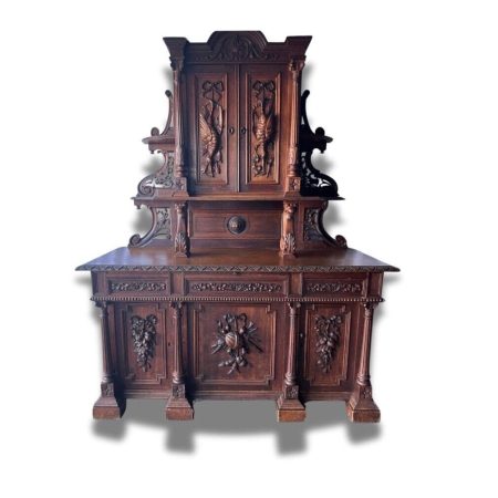 1880s Large French Renaissance Cabinet