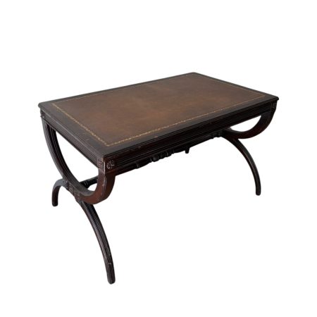 Vintage Leather Top Coffee Table