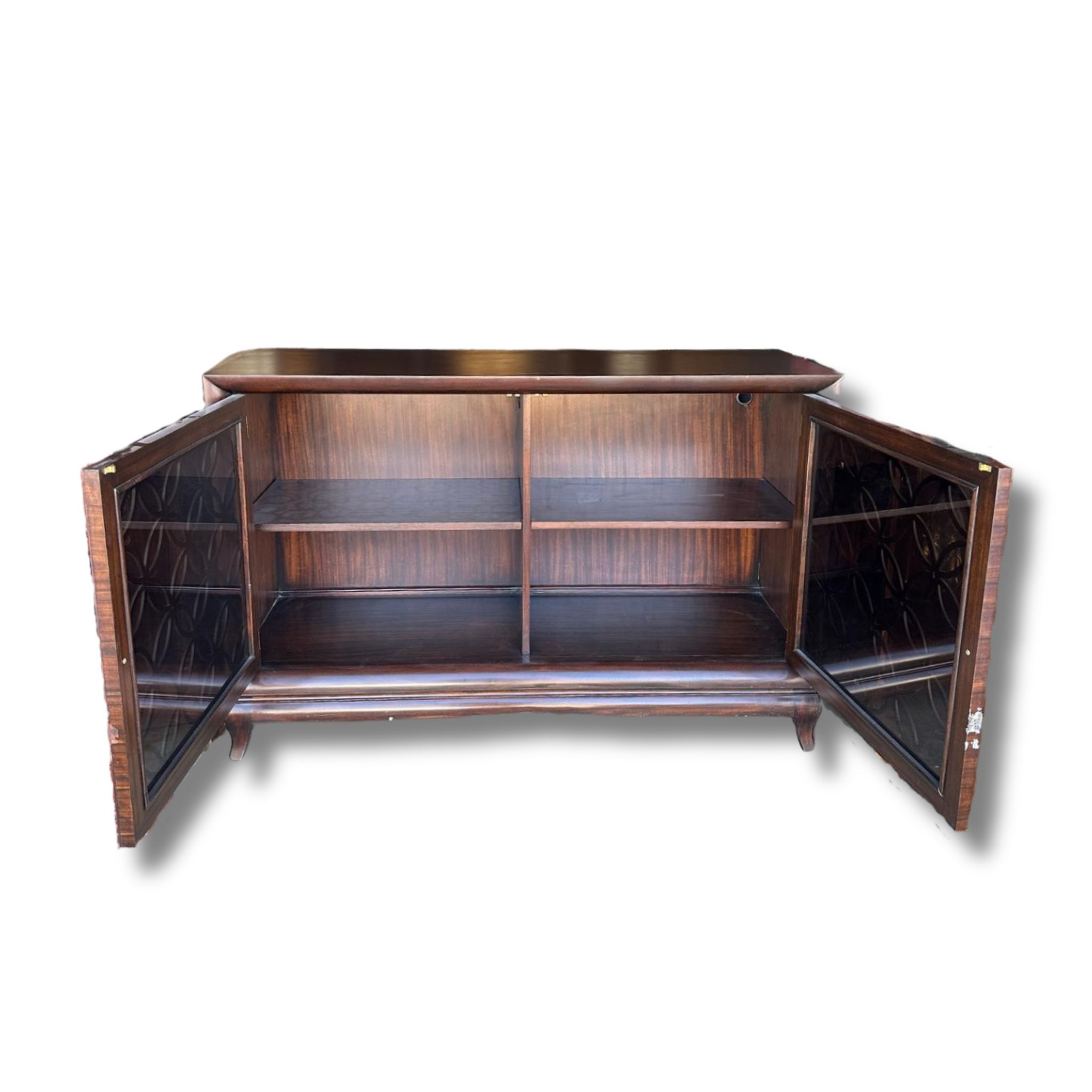 Maitland Smith Gilded Mirrored Cabinet - Image 3