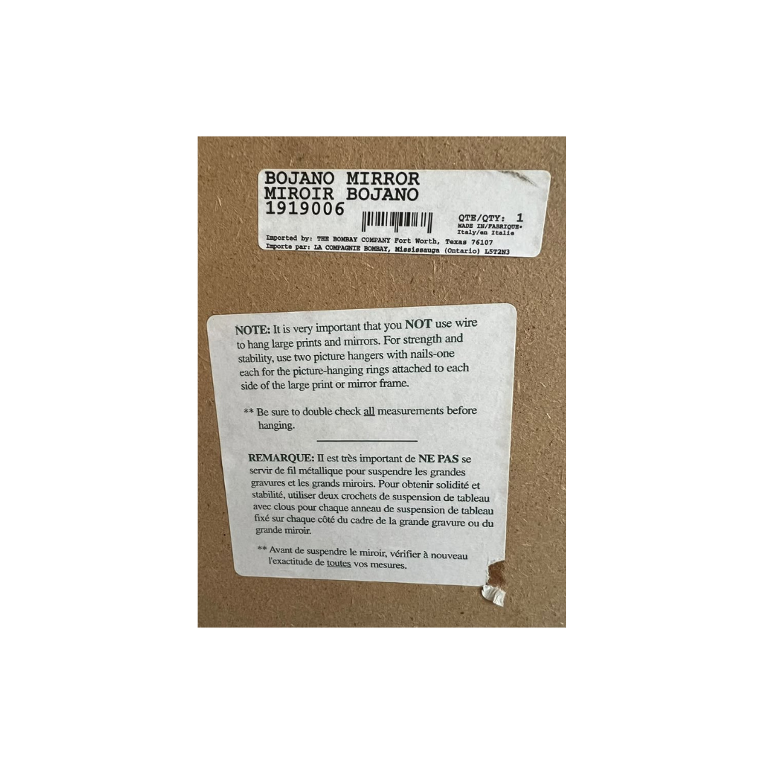 Bombay Co. Tall Black Mirror - Image 3