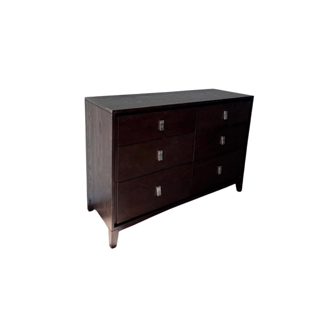 West Elm 6 Drawer Dresser in Chocolate Brown - Image 3
