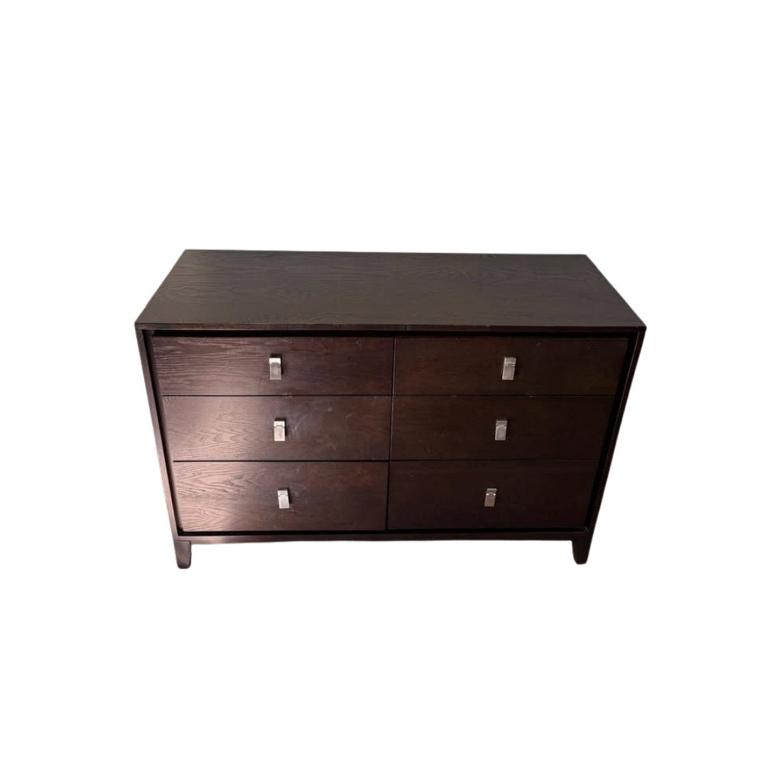 West Elm 6 Drawer Dresser in Chocolate Brown - Image 2