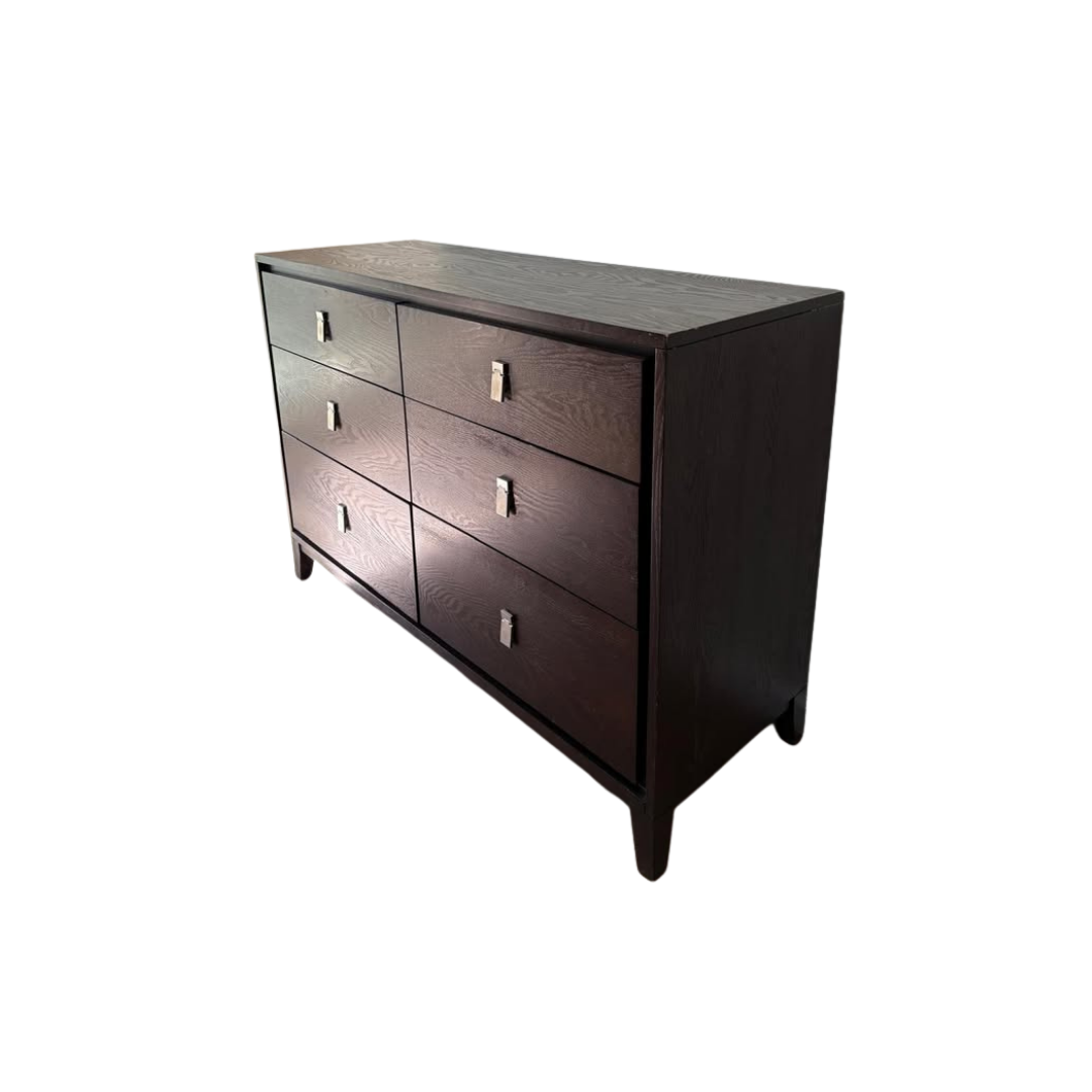 West Elm 6 Drawer Dresser in Chocolate Brown - Image 4