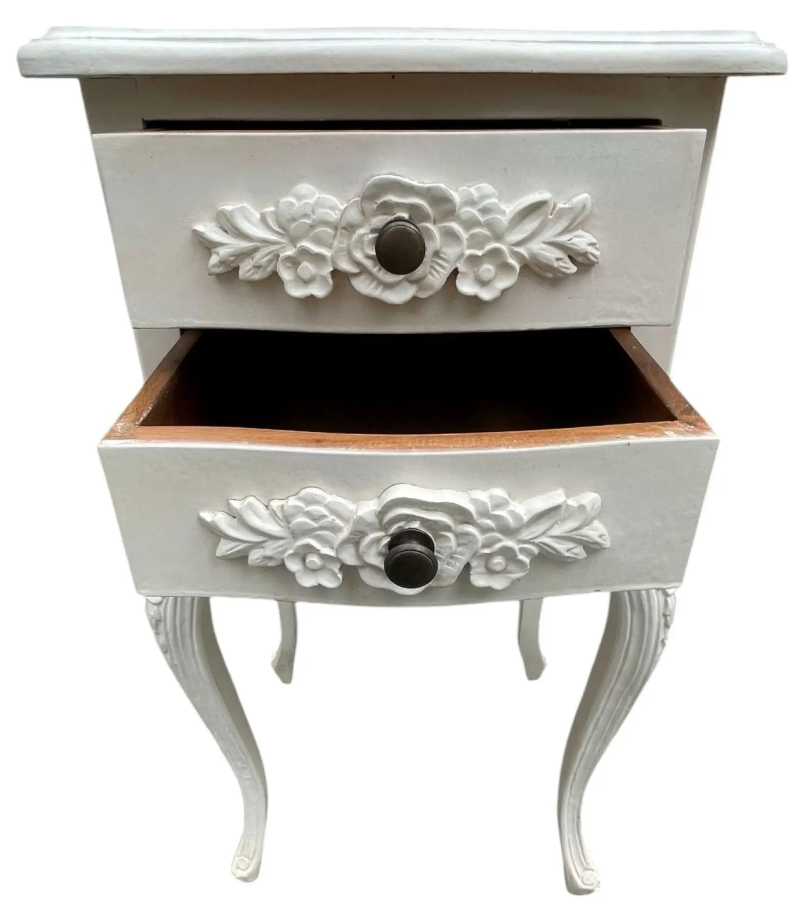 Set of 2 French Provincial Nightstands - Image 3
