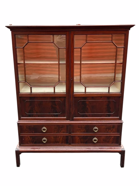 Antique English George lll Mahogany Cabinet