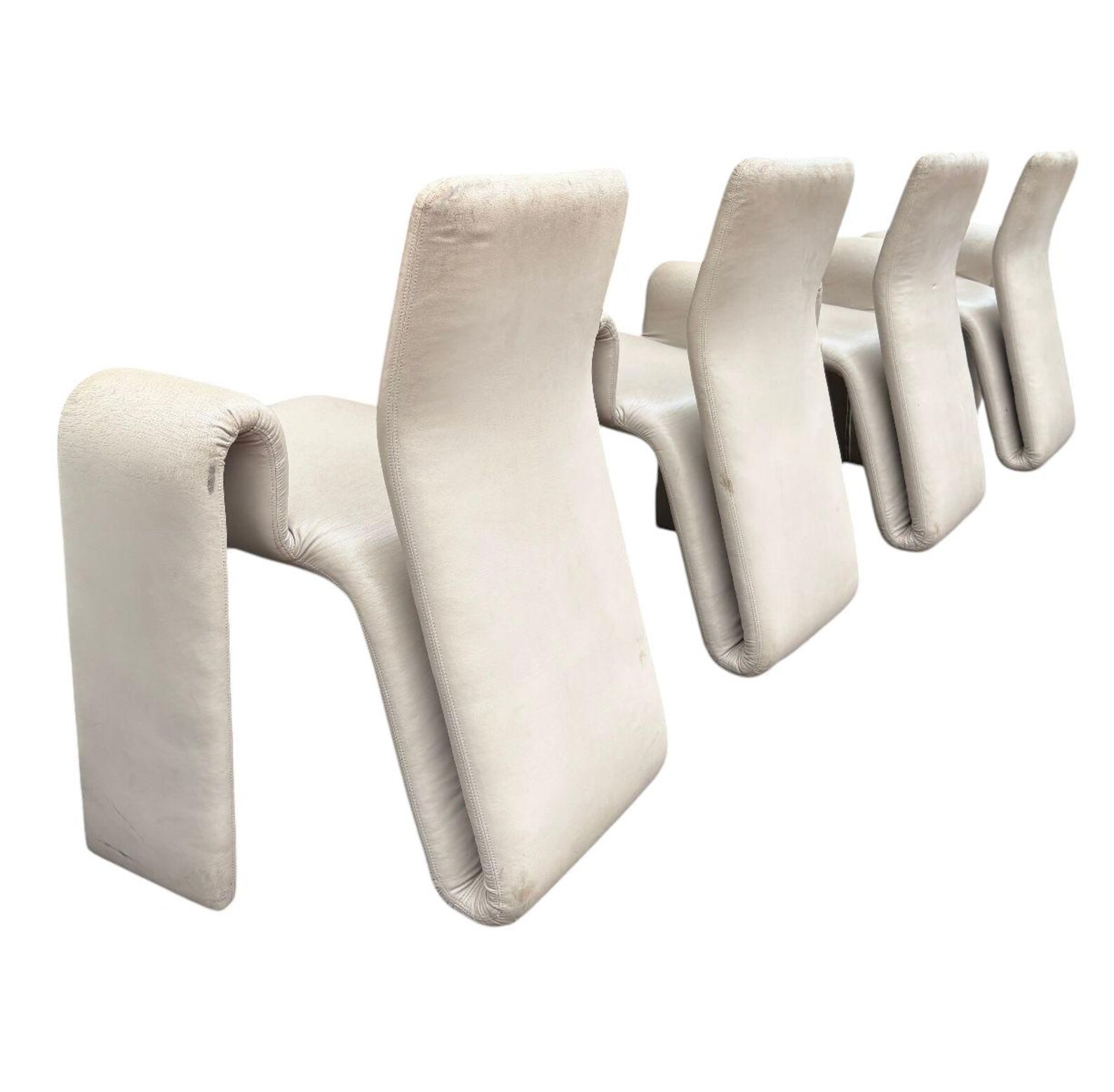 Set of 4 Postmodern Steve Leonard Chair - Image 4