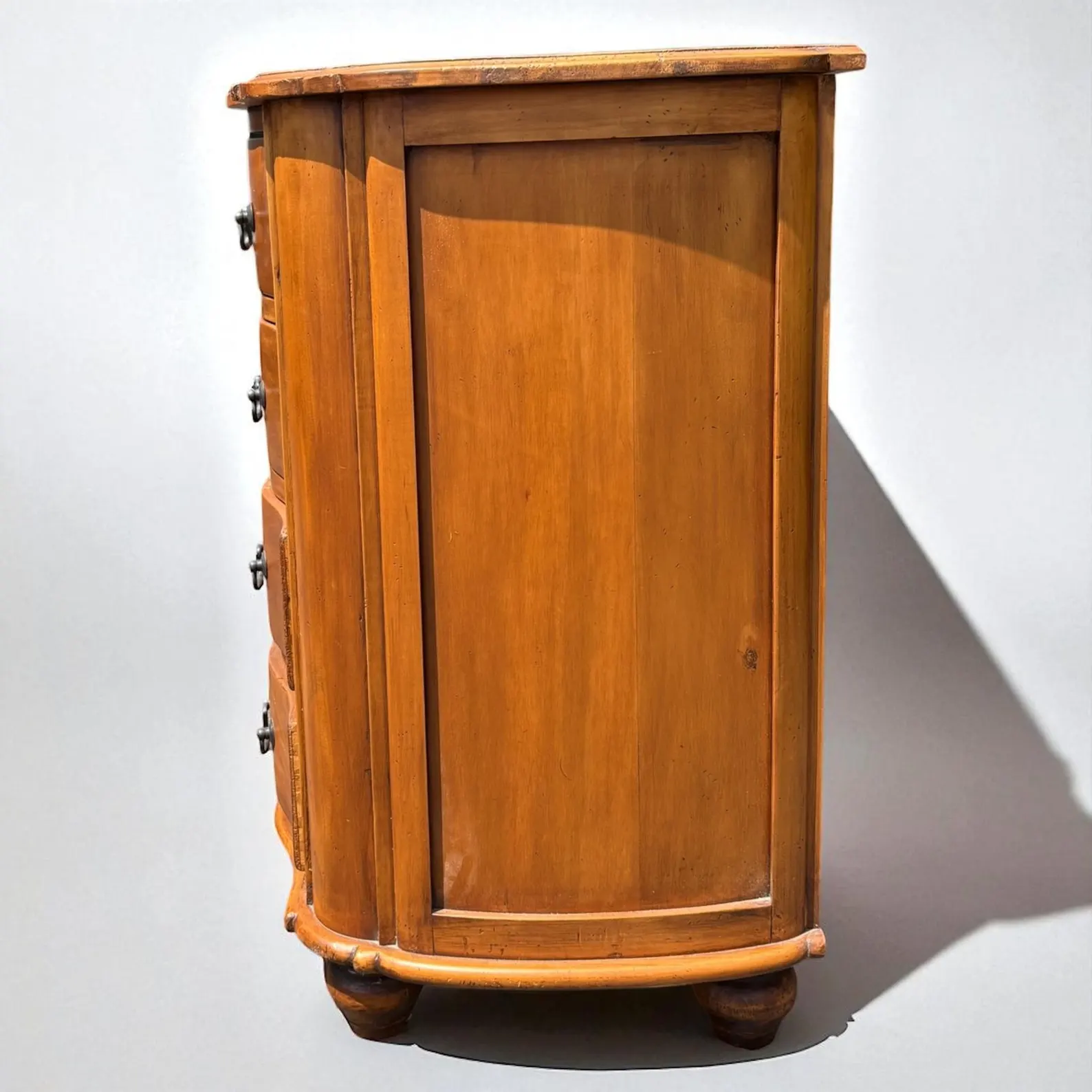 Pair of Solid Wood Four-Drawer Nightstands/Bachelors Chests - Image 7